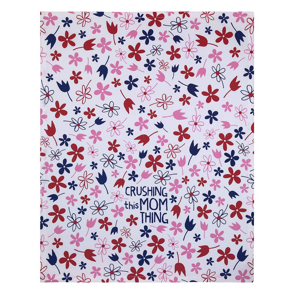 Crushing This Mom Thing Kitchen Tea Towel - HER Home Design Boutique